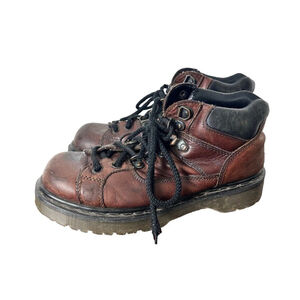 Dr Martens Mens US 7 UK 5 Boots 8699 Ankle Brown Leather Chunky Vintage England